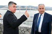 Predsjednik Milanović na otvorenju Pelješkog mosta, Foto: Ured predsjednika Republike Hrvatske / Tomislav Bušljeta/HRT