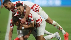 Slavlje hrvatskih nogometaša