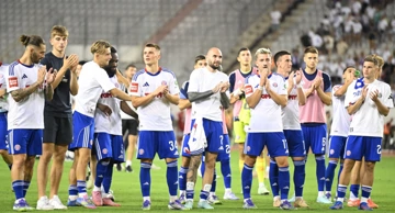 Nogometaši Hajduka na Poljudu
