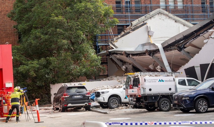 Dvije osobe hospitalizirane nakon urušavanja zgrade u Sydneyu