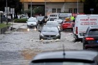 Uslijed jake kise poplavljen dio Branimirove obale u Zadru, Foto: Jure Miskovic/CROPIX