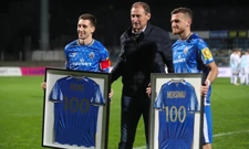 Mateo Marić i Jon Mersinaj dobili su dres za 100. nastup za Lokomotivu, Foto: Luka Stanzl/PIXSELL