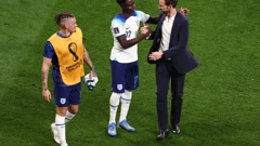 Bukayo Saka i Kalvin Phillips s izbornikom Garethom Southgateom