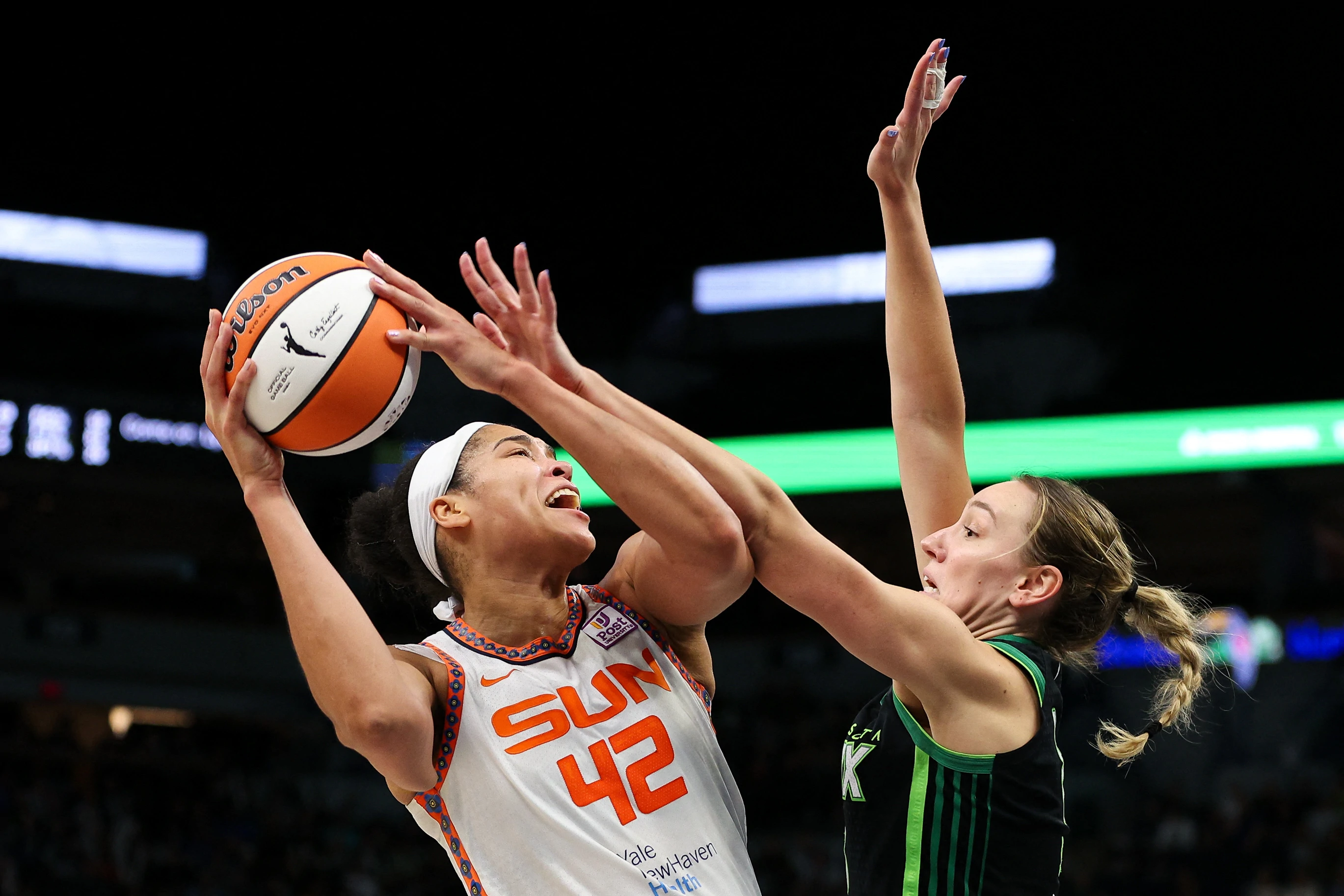 2024 10 09t025024z 66159155 mt1usatoday24441431 rtrmadp 3 wnba playoffs connecticut sun at minnesota lynx 20241009082137