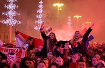 Doček Vatrenih na Trgu bana Jelačića, Foto: ANTONIO BRONIC/REUTERS