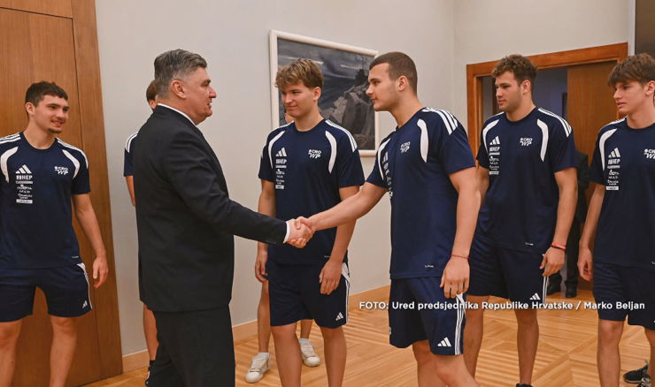Milanović primio svjetske vaterpolske prvake
