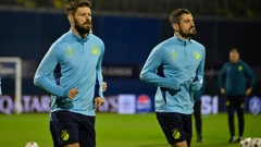 Bruno Petković i Arijan Ademi na treningu Dinama