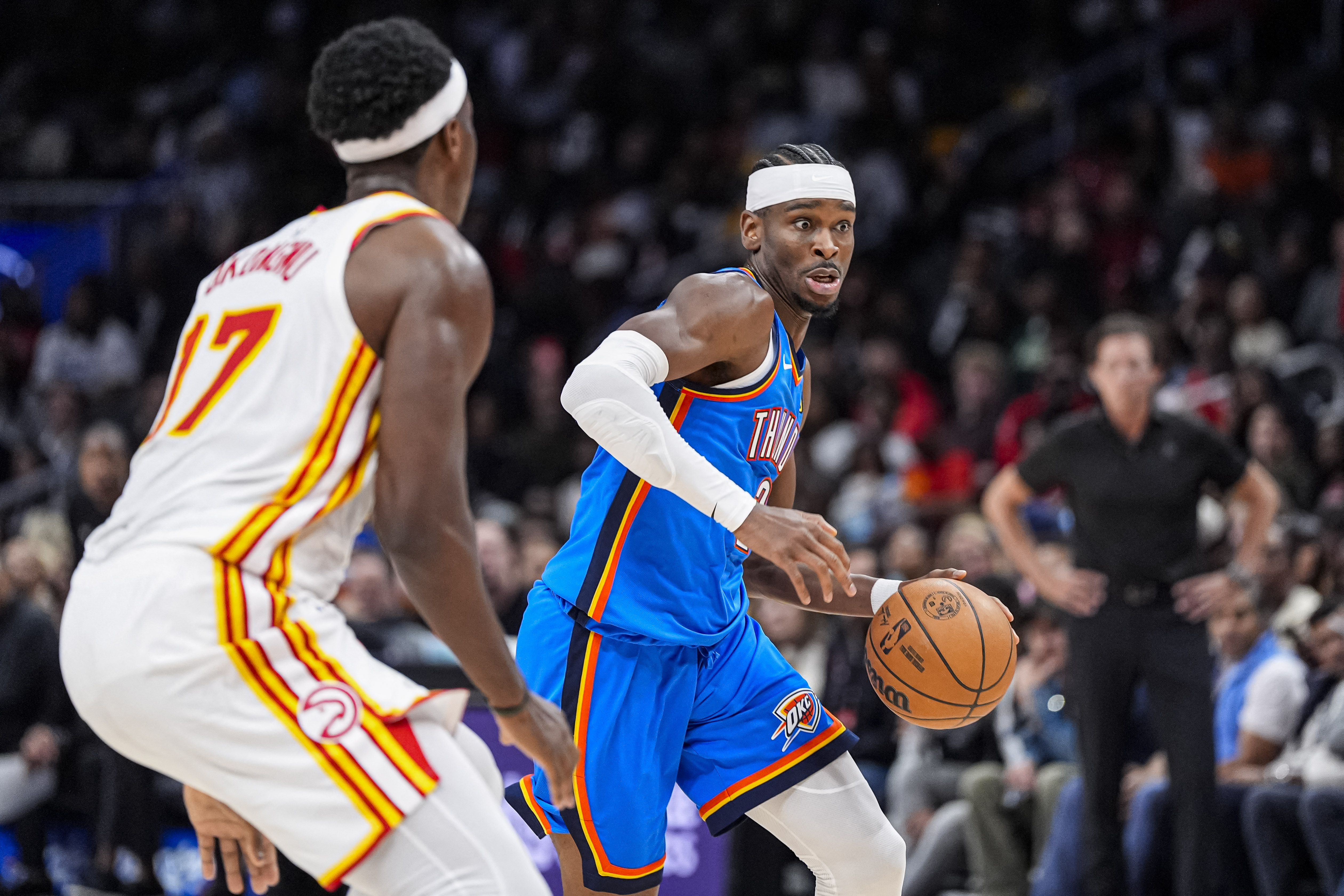 2025 10 26t024011z 685640294 mt1usatoday27422722 rtrmadp 3 nba oklahoma city thunder at atlanta hawks 20251026082352