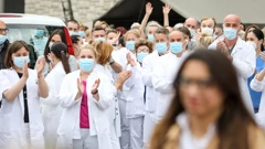 Prosvjed zaposlenika Klinike za tumore