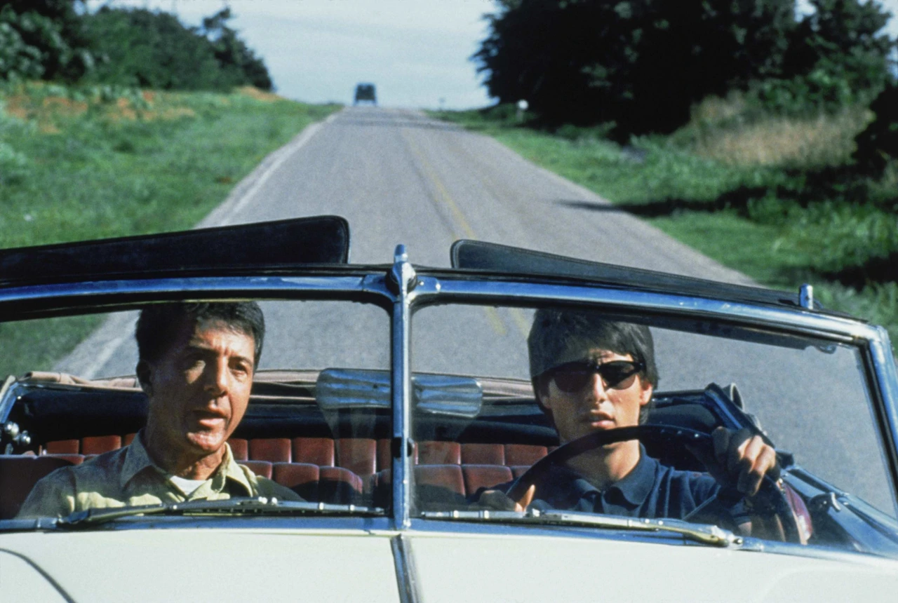 Dustin Hoffman i Tom Cruise, Foto: Kišni čovjek/drama