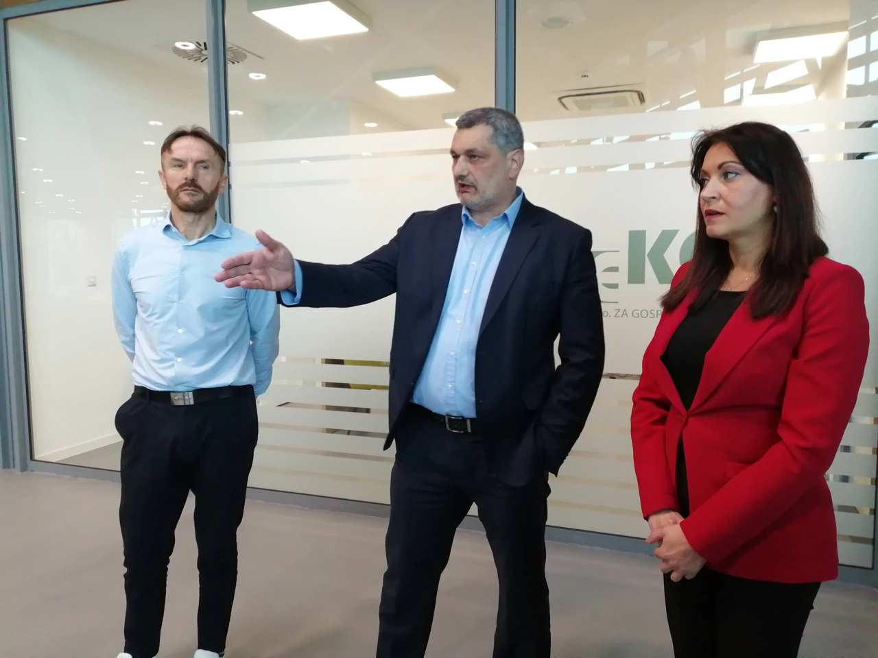 Županica Tramišak u obilasku tvrtke EKOS, Foto: Radio Osijek/HRT