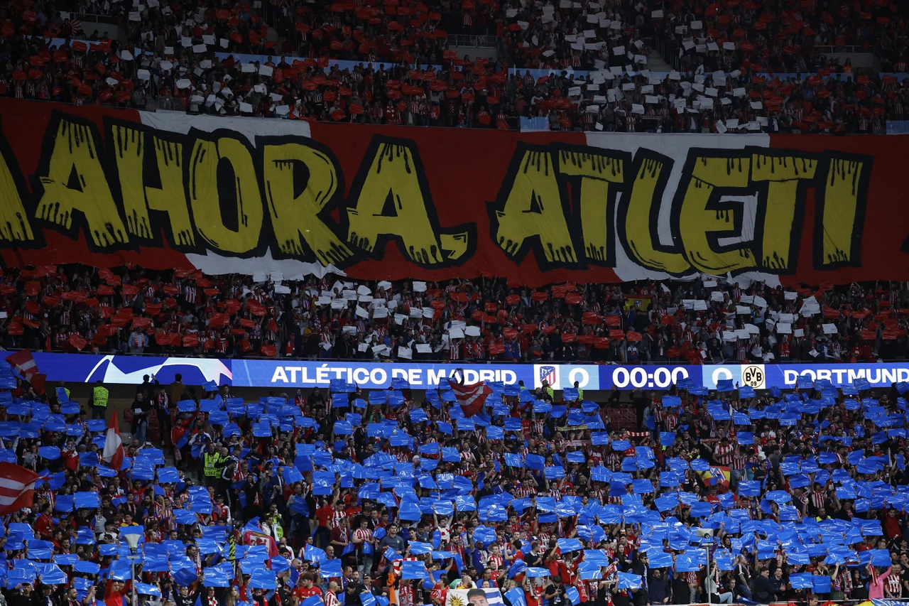 Koreografija navijača Atletico Madrida, Foto: Juan Medina/REUTERS