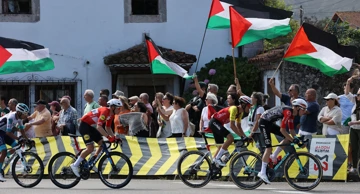 Propalestinski prosvjedi tokom Vuelte 2025.