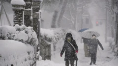 Snježna oluja u Japanu