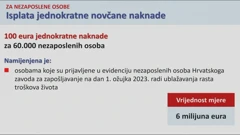 Isplata jednokratne nanknade, Foto: HTV/HRT