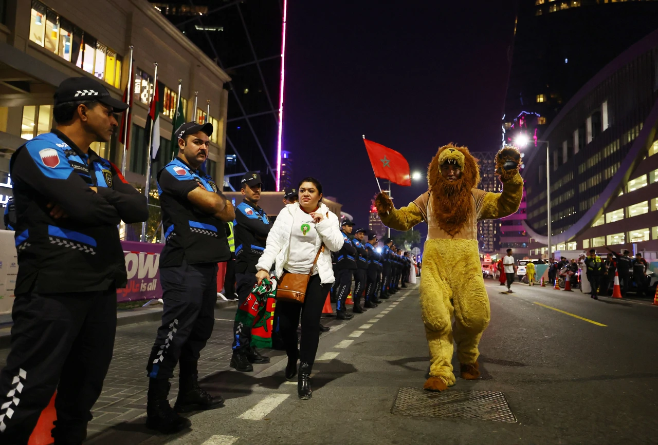 Slavlje Marokanaca na ulicama Dohe, Foto: MOLLY DARLINGTON/REUTERS
