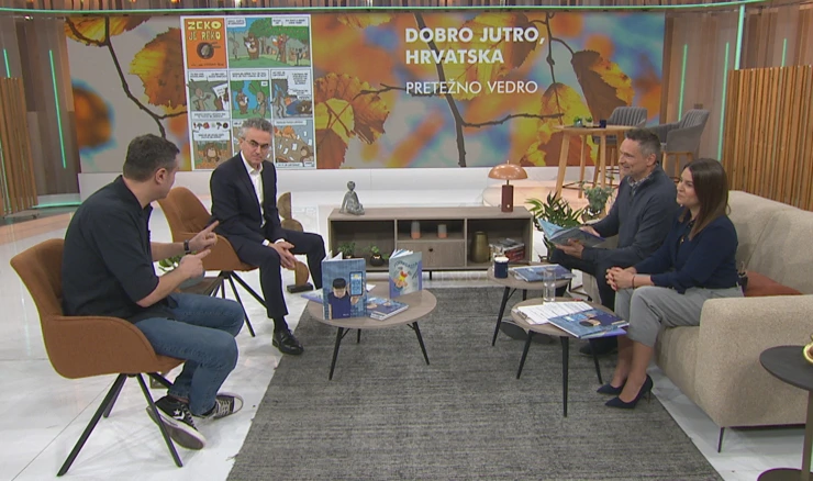 Zoran Vakula i Krešimir Biuk u emisiji "Dobro jutro, Hrvatska"