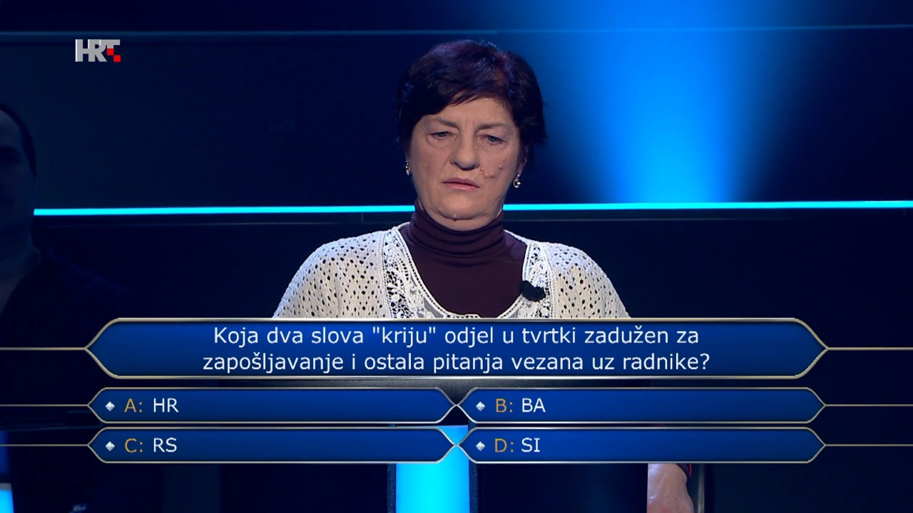 Nevenka Černoš, Foto: Tko želi biti milijunaš?/HRT