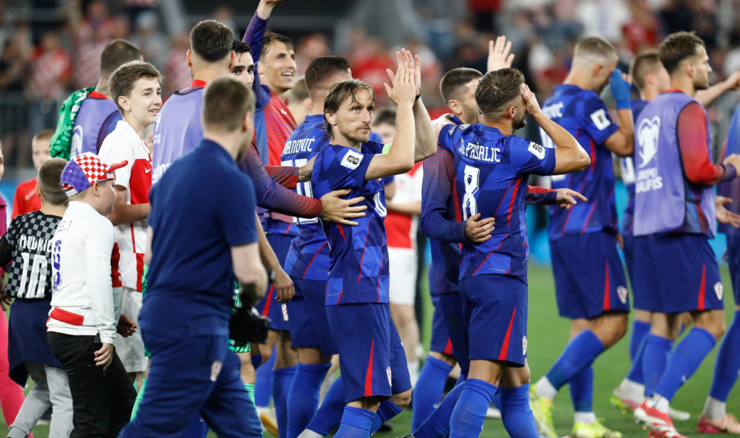 Slavlje igrača Hrvatske, Luka Modrić
