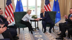 Ursula von der Leyen i Donald Trump