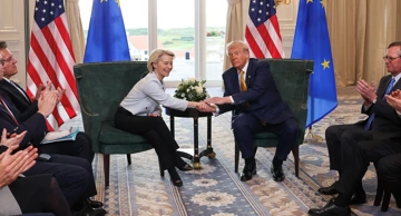 Ursula von der Leyen i Donald Trump