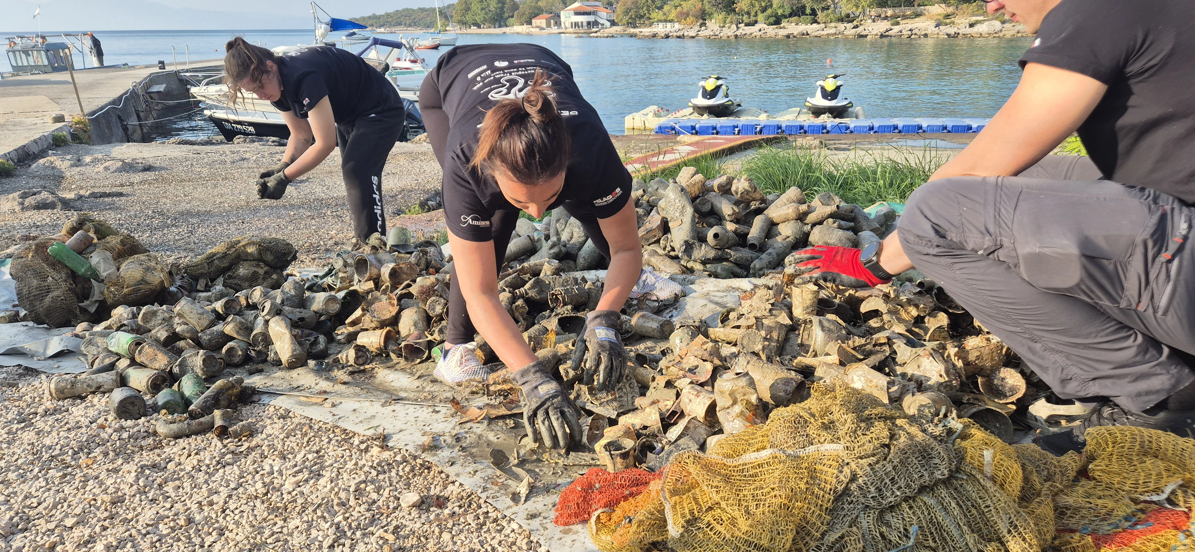 Deep CleanUp: Uklonjeno 143 kg otpada iz mora na Krku