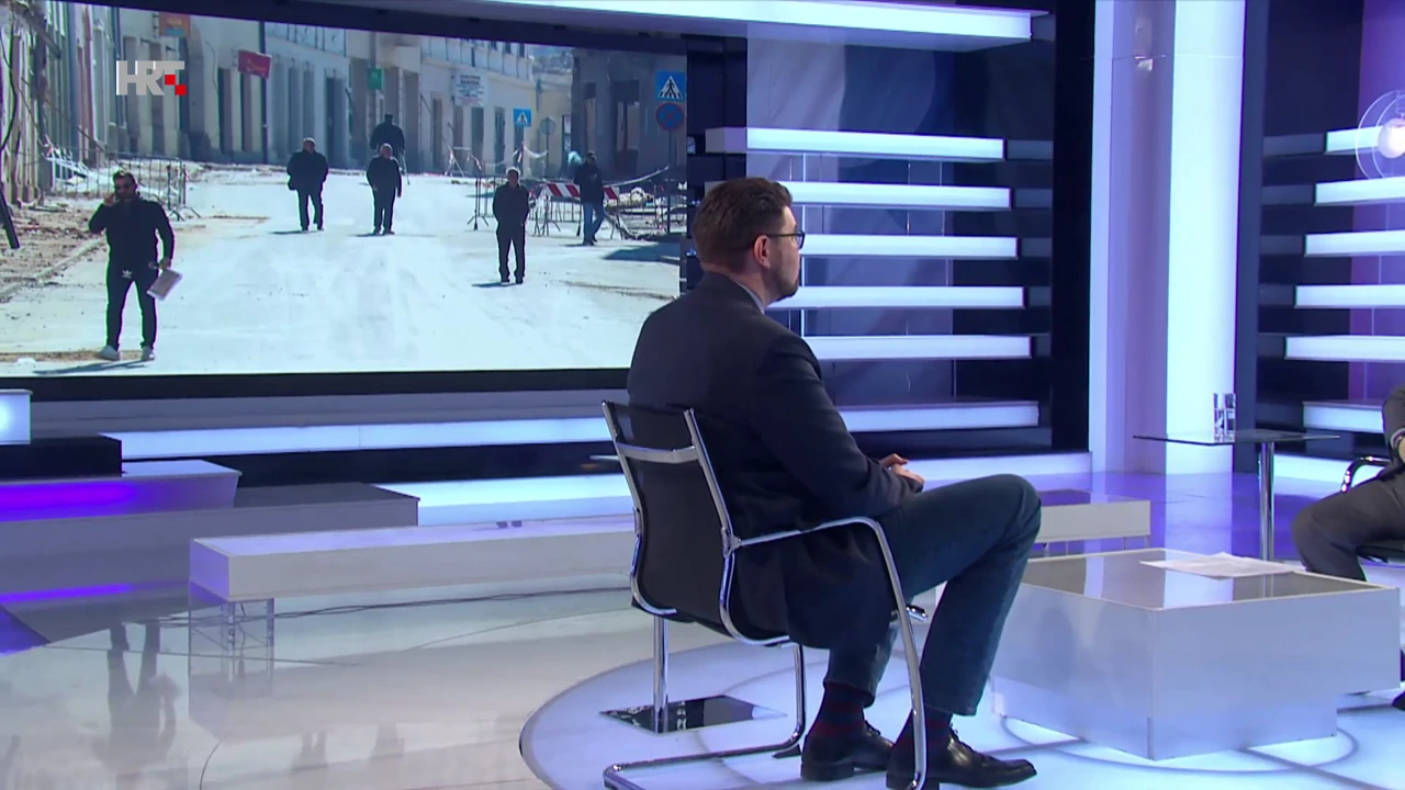 Peđa Grbin u "1 na 1", Foto: HTV/HRT