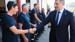 Plenković posjetio vatrogasce na Hvaru