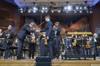 Pascal Rophé, Lovro Stipčević, Simfonijski orkestar HRT-a, Foto: Jasenko Rasol/HRT