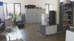 Jako nevrijeme u Jastrebarskom i Pregradi, poplavljeni podrumi i industrijska zona, Foto: HTV/HRT