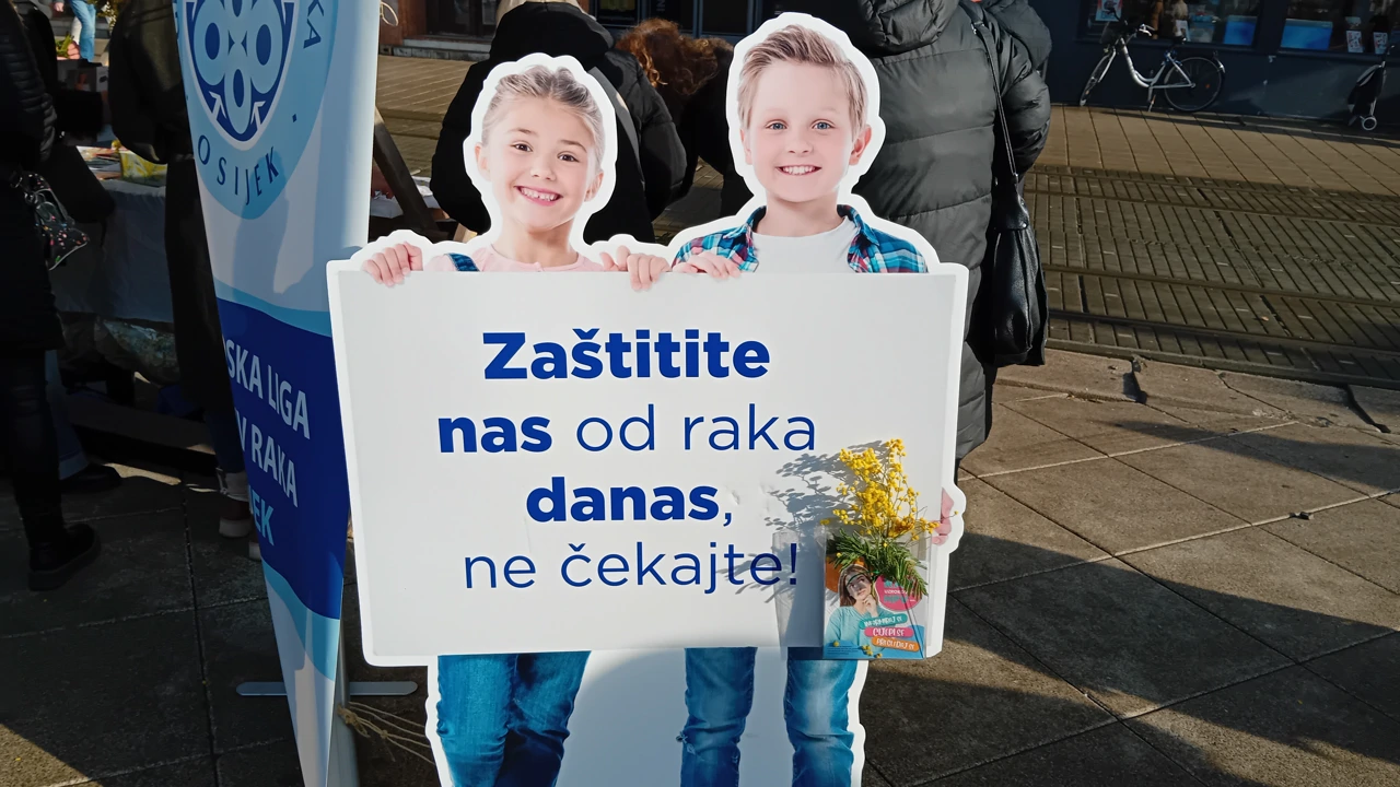 Akcija na trgu, Foto: Radio Osijek/HRT