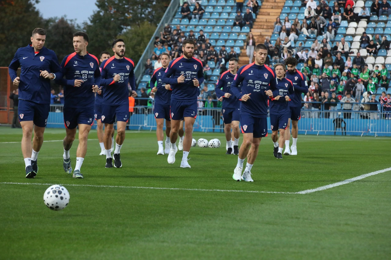 Trening Hrvatske, Foto: Zeljko Hajdinjak/CROPIX