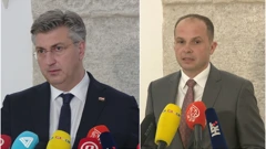 Andrej Plenković i Siniša Hajdaš Dončić
