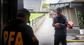 Federalna policija na stadionu u Argentini