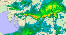 Nevrijeme u Slavoniji, Foto: DHMZ/Screenshot