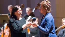 Iva Lovrec Štefanović, Ljerka Pleslić Bjelinski u Studiju Bajsić 2015.