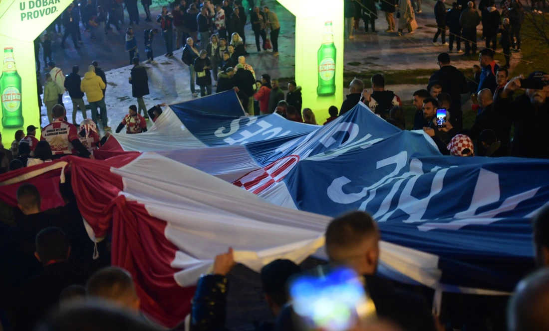 Navijači pristižu na Poljud, Foto: Nikola Vilić/CROPIX