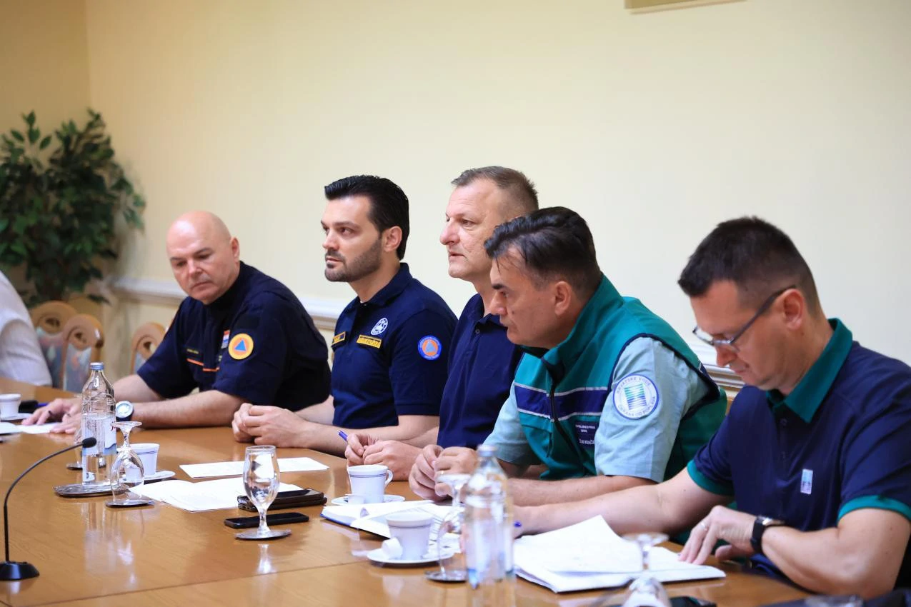 Stožer CZ OBŽ: Stanje je ozbiljno, ali nema mjesta panici , Foto: OBŽ/-