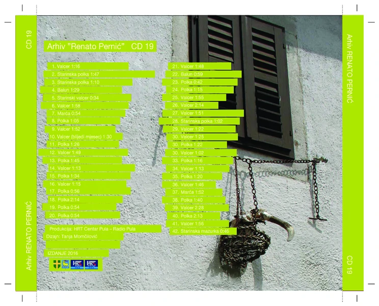 Arhiv Renato Pernić CD18 - izdanje 2016., Foto: -/-