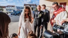 Ivona Glavaš i Anthony Kalik pred crkvom