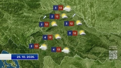 Vremenska prognoza, Foto: HRT/HTV