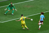 Jaremčuk puca na gol Belgije, Foto: Leonhard Simon/REUTERS