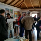 Dani Eugena Buktenice, Foto: Posjet kolega iz udruga Salona Art i Alumni Fest slikarima na Danima Eugena Buktenice/-