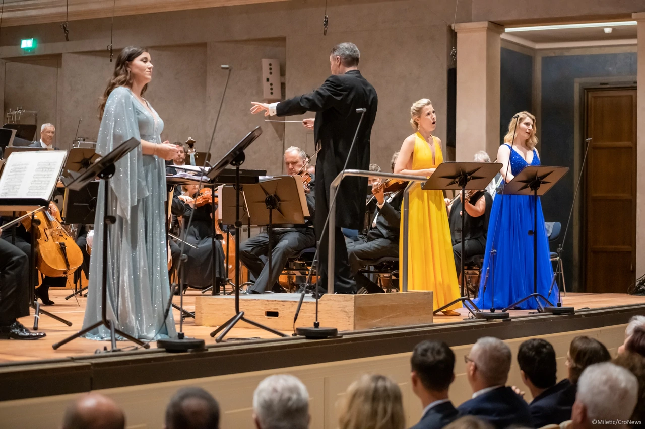 Evelin Novak, Ivan Repušić, Lavinia Dames i Annika Schlicht u Herkulessaal, München, Foto: Nedeljko Miletic /CroNews