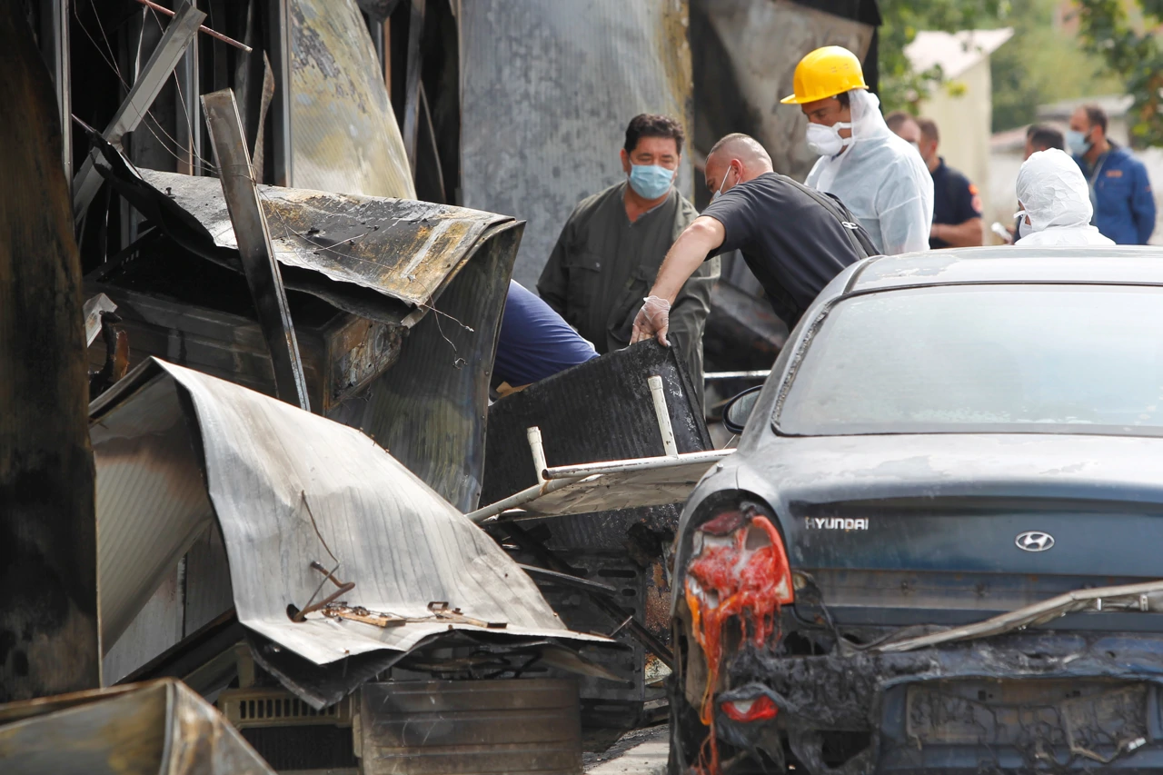Požar u Tetovu, Foto: Ognen Teofilovski/REUTERS