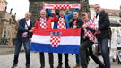 Hrvatski navijači u Pragu