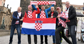 Hrvatski navijači u Pragu