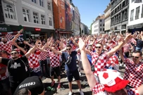 Hrvatski navijači na ulicama Kopenhagena, Foto: Luka Stanzl/PIXSELL