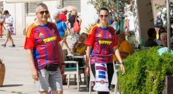 Navijači Hajduka uoči derbija, Foto: Jakov Prkić/CROPIX