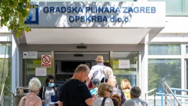 Gužva ispred Gradske plinare Zagreb